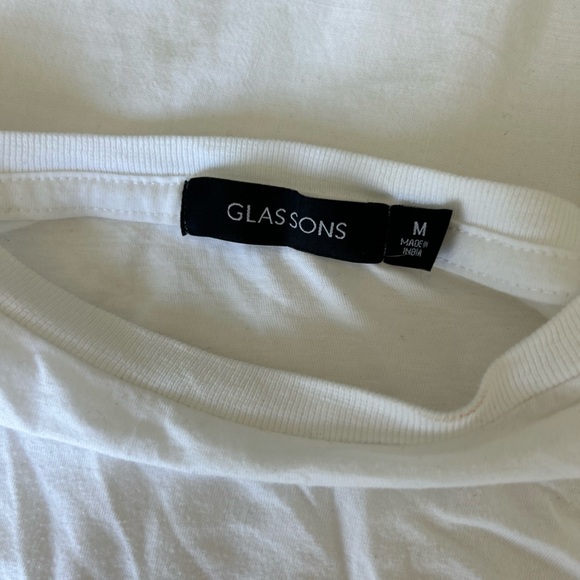 white glassons cropped tee - Picture 3 of 3